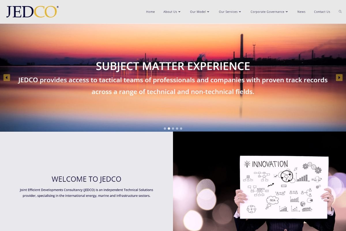 Website Design Portfolio JEDCO